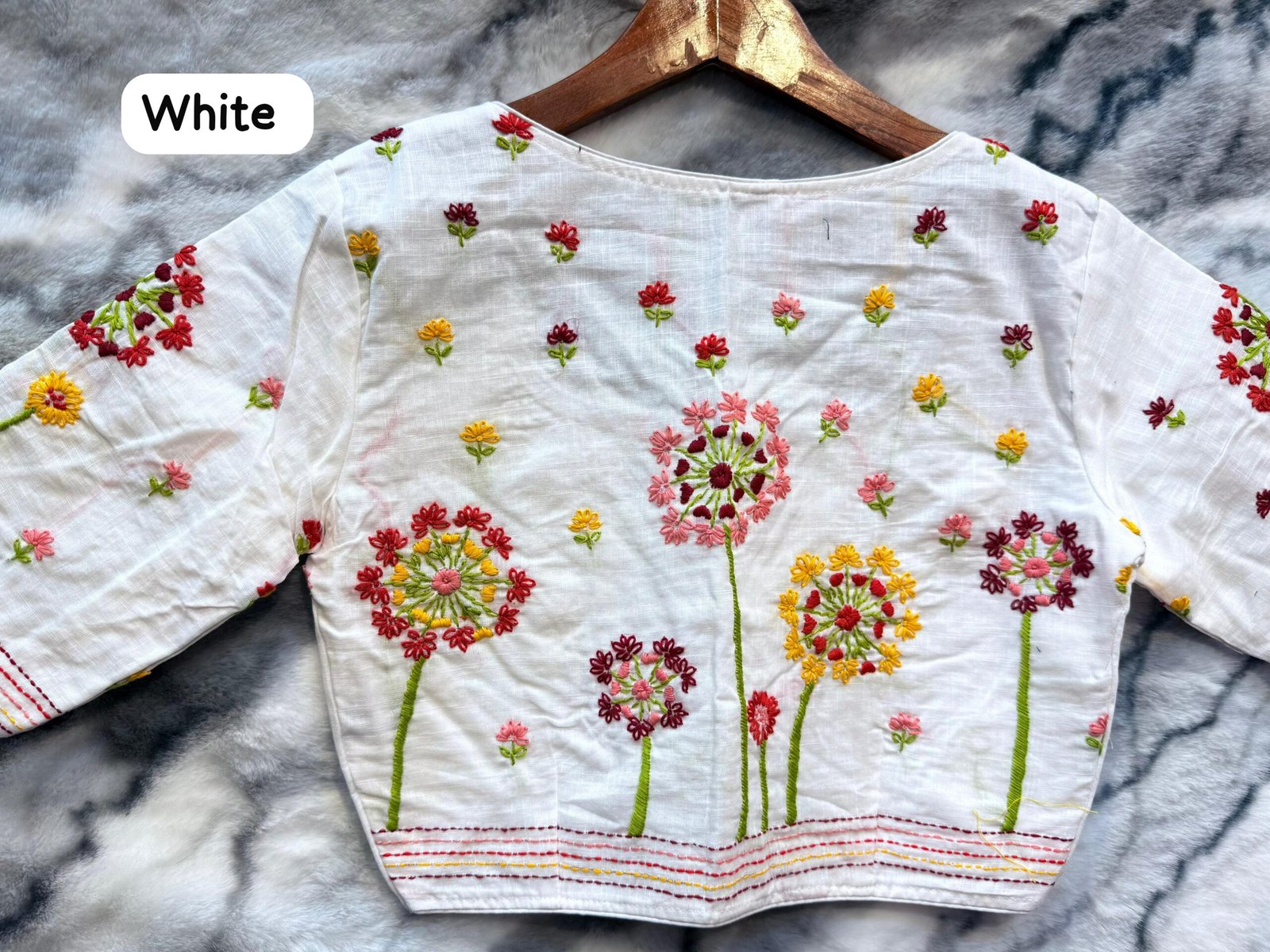 Hand work😍😍 Blouse