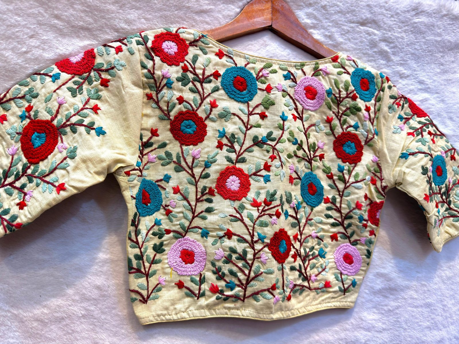 Hand work😍😍 Blouse